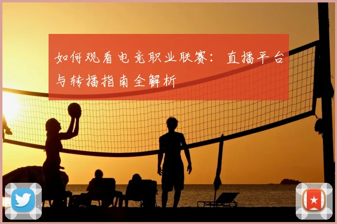 如何观看电竞职业联赛:直播平台与转播指南全解析